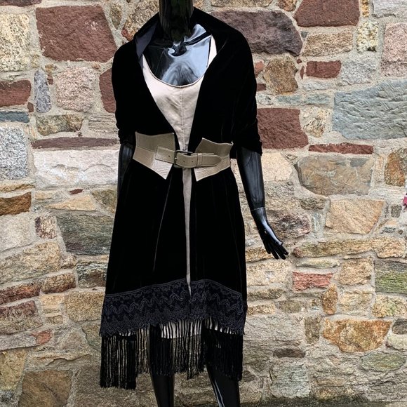 Dior Accessories - Christian Dior 100% Silk Velvet Big Scarf